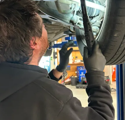 Hands on engine · oil, tools